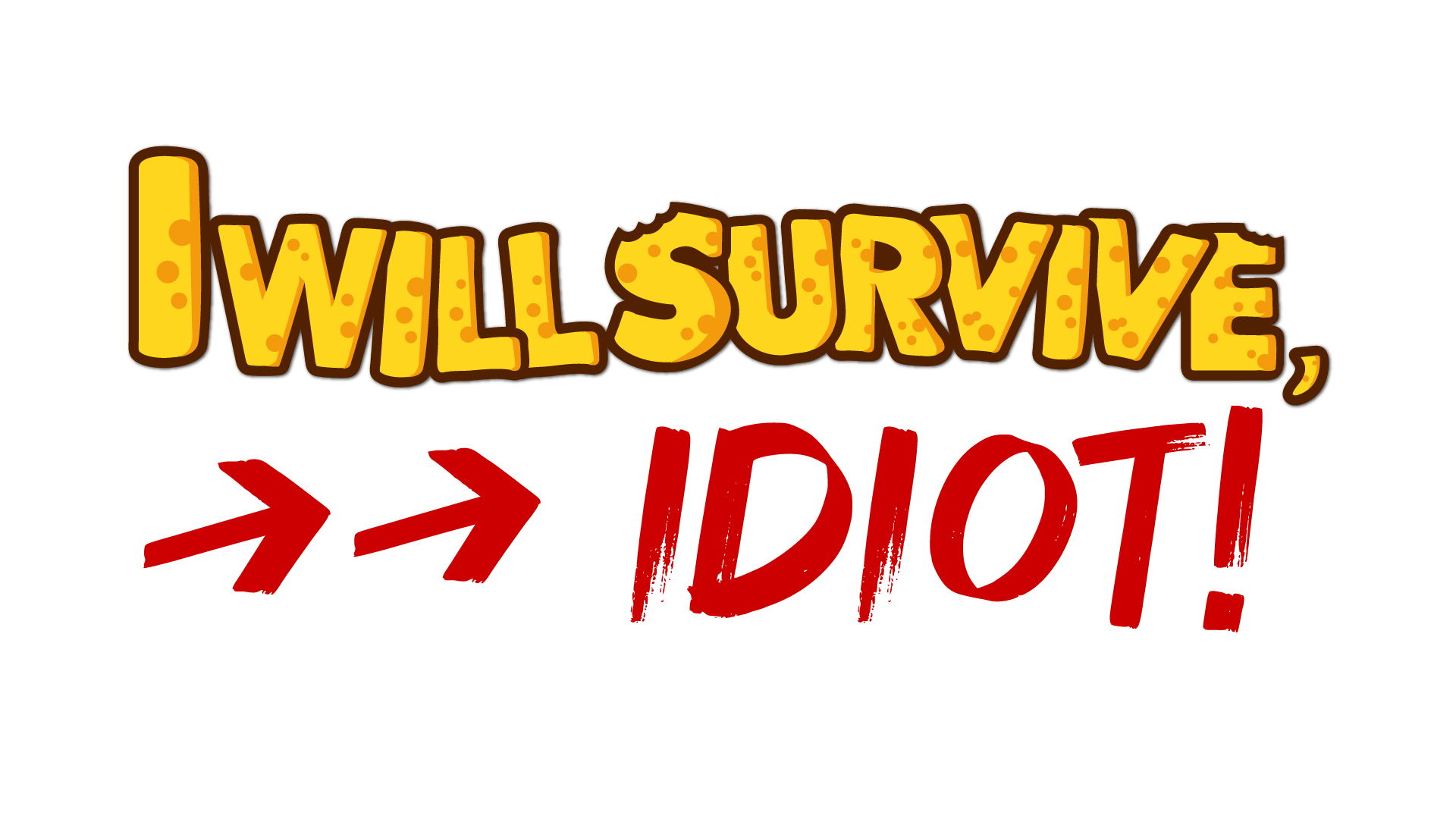 I Will Survive, Idiot! logo